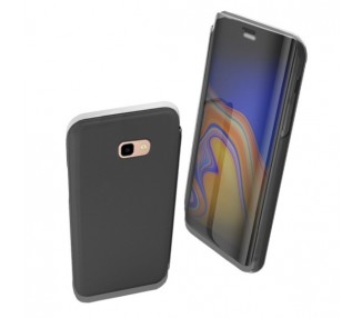 Funda Flip con Stand Samsung Galaxy J4 Plus Clear View - 6 Colores
