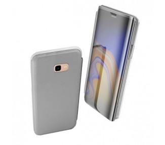 Funda Flip con Stand Samsung Galaxy J4 Plus Clear View - 6 Colores