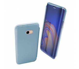 Funda Flip con Stand Samsung Galaxy J4 Plus Clear View - 6 Colores