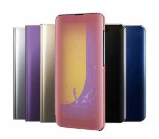 Funda Flip con Stand Samsung Galaxy J6 2018 Clear View - 6 Colores