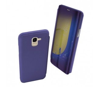 Funda Flip con Stand Samsung Galaxy J6 2018 Clear View - 6 Colores