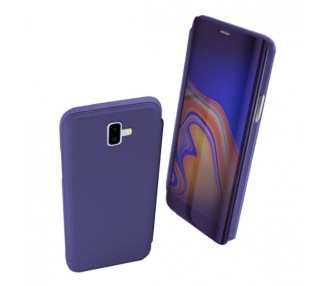 Funda Flip con Stand Samsung Galaxy J6 Plus Clear View - 6 Colores