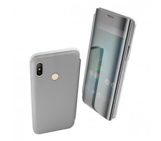Funda Flip con Stand Xiaomi Mi A2 Lite Clear View - 6 Colores