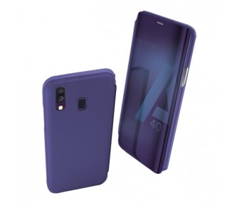 Funda Flip con Stand Samsung Galaxy A40 Clear View - 6 Colores