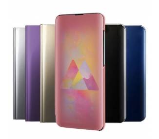Funda Flip con Stand Samsung Galaxy M20 Clear View - 6 Colores