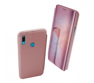 Funda Flip con Stand Huawei Y6 2019 Clear View - 6 Colores