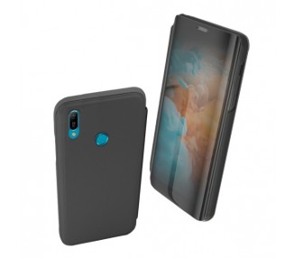 Funda Flip con Stand Huawei Y6 2019 Clear View - 6 Colores