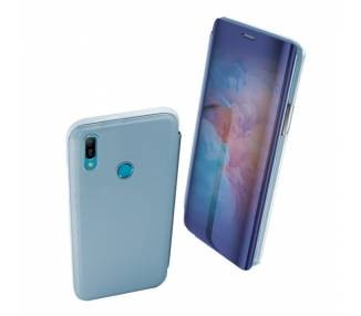 Funda Flip con Stand Huawei Y6 2019 Clear View - 6 Colores