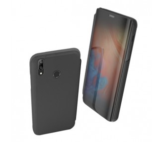 Funda Flip con Stand Huawei Y7 2019 Clear View - 6 Colores