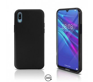 Funda Doble Huawei Y6 2019 Silicona Delantera y Trasera 360 - 4 Colores