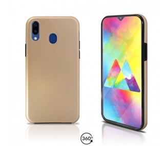 Funda Doble Samsung Galaxy M20 Silicona Delantera y Trasera - 4 Colores