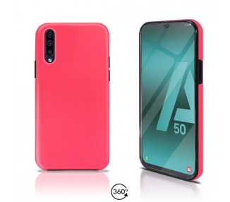 Funda Doble Samsung Galaxy A50 Silicona Delantera y Trasera - 4 Colores