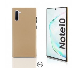 Funda Doble Samsung Galaxy Note 10 Silicona Delantera y Trasera 360 - 4 Colores