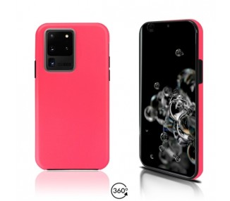 Funda Doble Samsung Galaxy S20 Ultra Silicona Delantera y Trasera - 4 Colores