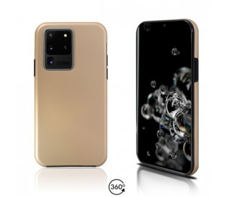 Funda Doble Samsung Galaxy S20 Ultra Silicona Delantera y Trasera - 4 Colores