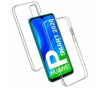 Funda Doble Huawei P Smart 2020 Silicona Transparente Delantera y Trasera