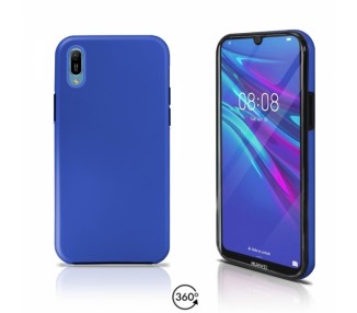 Funda Doble Huawei Y5 2019 Silicona Delantera y Trasera 360 - 4 Colores
