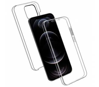 Funda Doble iPhone 12 / 12 Pro 6.1 Silicona Transparente Delantera y Trasera