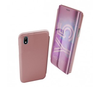 Funda Flip con Stand Huawei Y5 2019 Clear View - 6 Colores