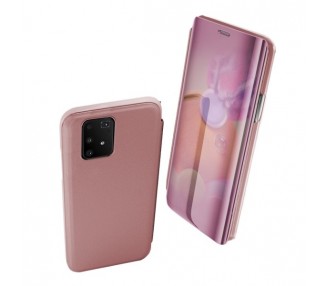 Funda Flip con Stand Samsung Galaxy A91/S10 Lite Clear View - 6 Colores