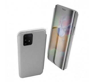 Funda Flip con Stand Samsung Galaxy A91/S10 Lite Clear View - 6 Colores