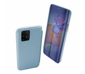 Funda Flip con Stand Samsung Galaxy A91/S10 Lite Clear View - 6 Colores