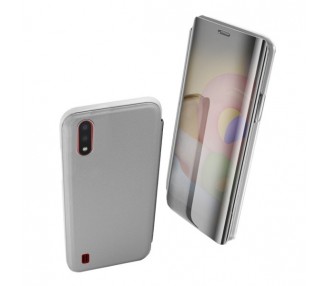 Funda Flip con Stand Samsung Galaxy A01 Clear View - 6 Colores