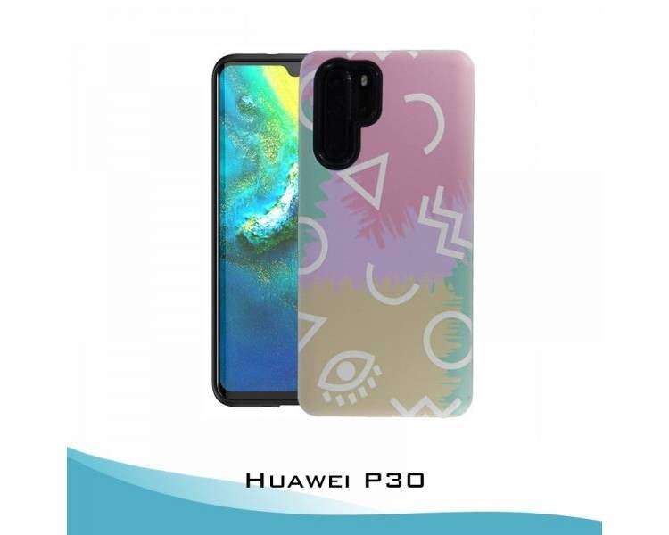Funda Huawei P30 Gel 2 piezas Señales
