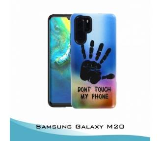 Funda Samsung Galaxy M20 Gel 2 piezas Dont Touch