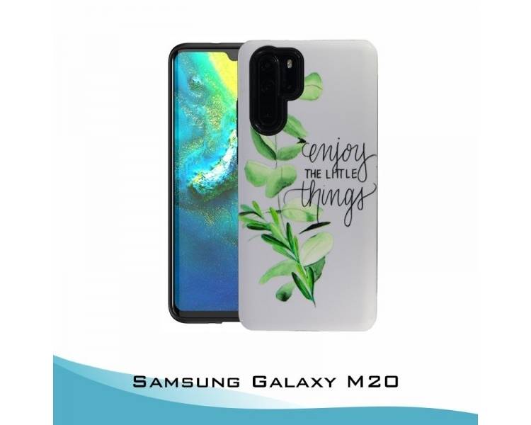 Funda Samsung Galaxy M20 Gel 2 piezas Enjoy Things