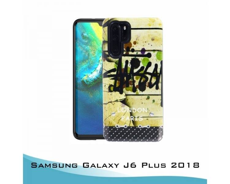 Funda Samsung Galaxy J6 Plus 2018 Gel 2 piezas London