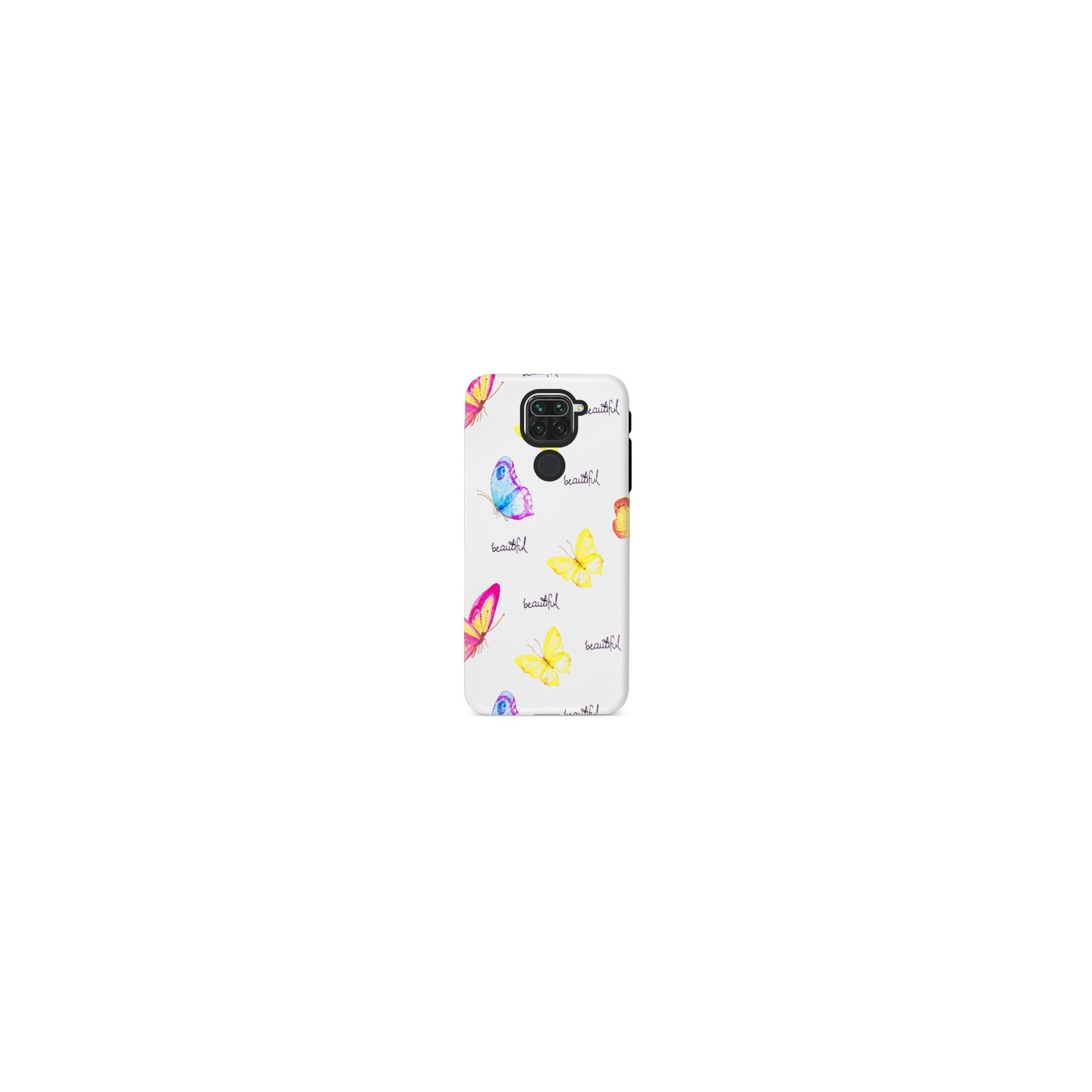 Funda Gel Doble Capa Xiaomi Mi Note 10 Lite - Mariposas