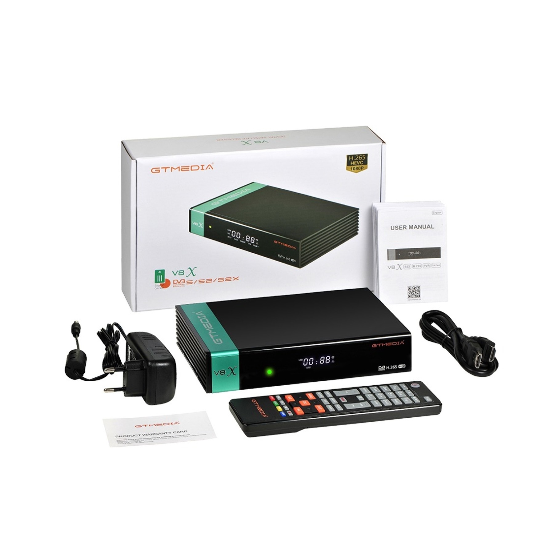 Gtmedia V8 Nova (New V8 Super) Dvb-S2 Satellite Tv Receiver Wifi Fhd