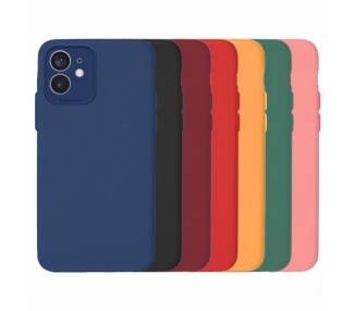 Funda Silicona Suave IPhone 12 6.1 con Cámara 3D - 7 Colores"