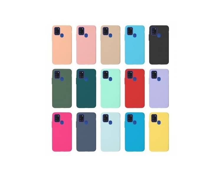 Funda Silicona Suave Samsung Galaxy A21s disponible en 7 Colores