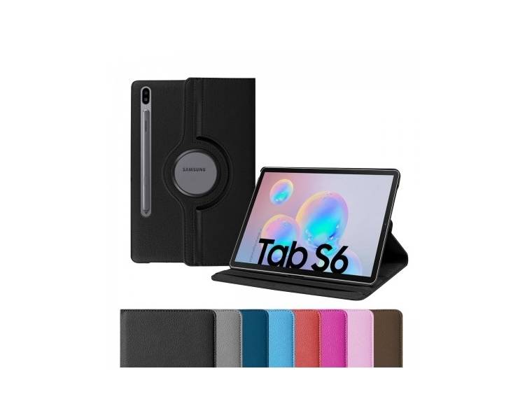 Funda Tablet Rotativa Samsung Tab S6 T860 6 Colores
