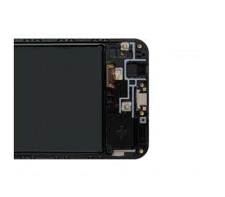 Kit Reparación Pantalla para Samsung Galaxy A20E A202FN, con Marco, Negra, OLED