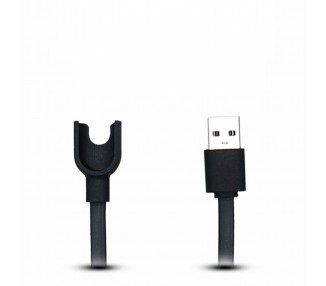 Cable Usb Cargador Para Reloj Inteligente Xiaomi Mi Band 3 Smartwatch Negro