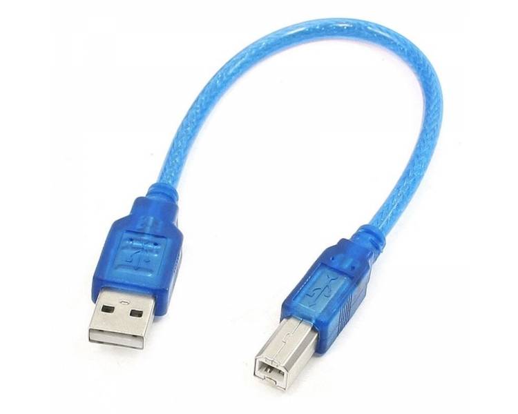 Cable USB A Macho , USB B Macho, para impresora y otros dispositivos 30 CM