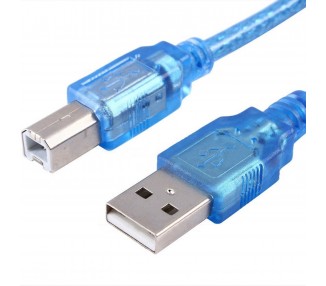 Cable USB A Macho , USB B Macho, para impresora y otros dispositivos 30 CM