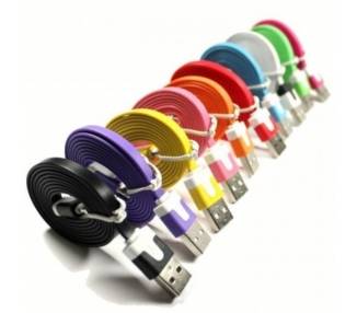Micro USB Flat Cable - Multiple colors