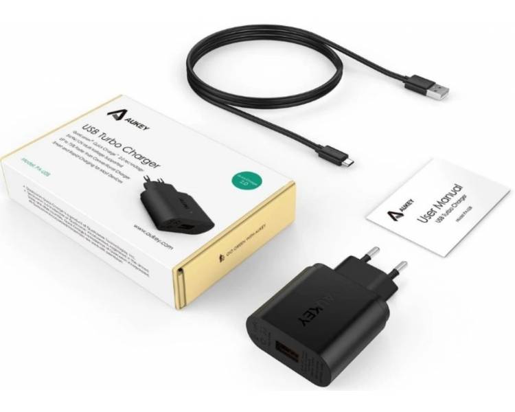 Aukey PA-U28 - Charger - Color Black
