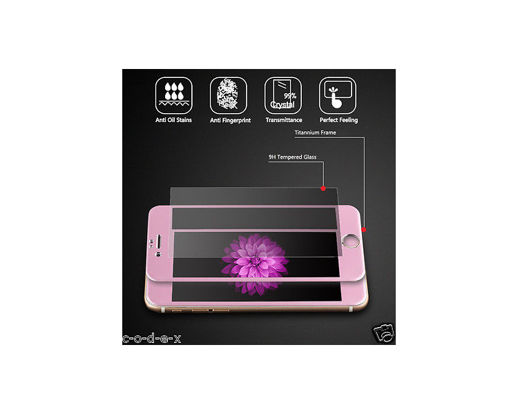Protector Pantalla Cristal Templado Completo Curvado & Normal iPhone 6 6S Plus