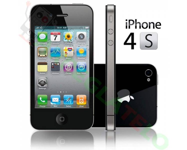 Apple iPhone 4S 16GB, Negro,  Reacondicionado, Grado A+