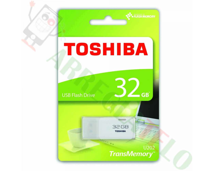 Memoria USB Pen Drive Flash Toshiba Hayabusa Thnu32Haywht 3.0 De 32Gb Negro