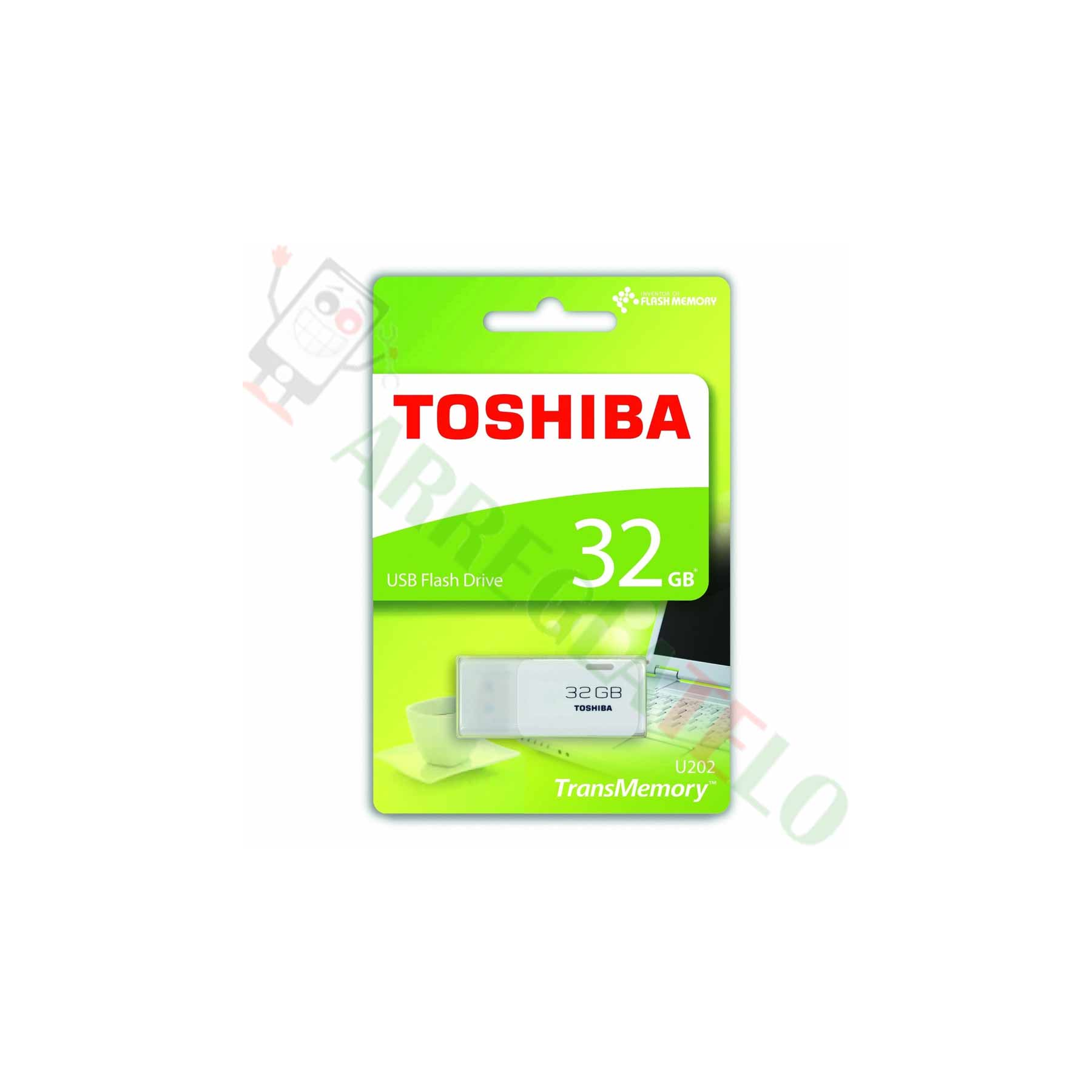 Memoria USB Pen Drive Flash Toshiba Hayabusa Thnu32Haywht 3.0 De 32Gb Negro