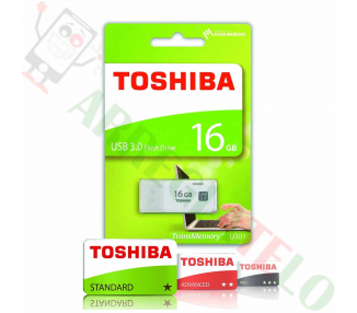 Memoria USB Pen Drive Toshiba Thn-U301W0160E4 3.0 De 16Gb Plateado