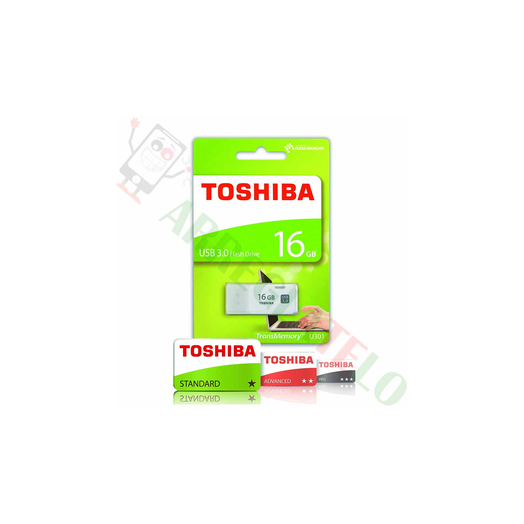 Memoria USB Pen Drive Toshiba Thn-U301W0160E4 3.0 De 16Gb Plateado