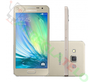 Samsung Galaxy A3, 4.5,8 Mp, 16GB, Quad-Core, 1GB Ram Dorado
