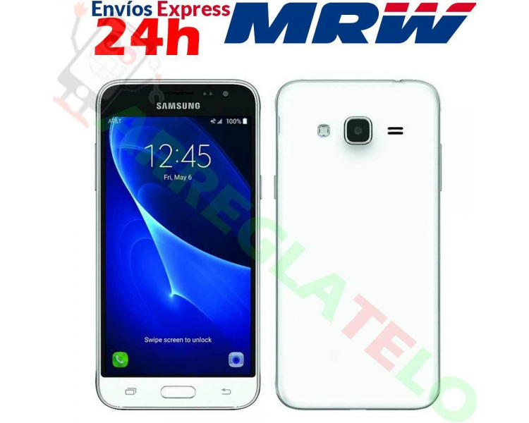 Samsung Galaxy J3 | White | 8GB | Refurbished | Grade A+
